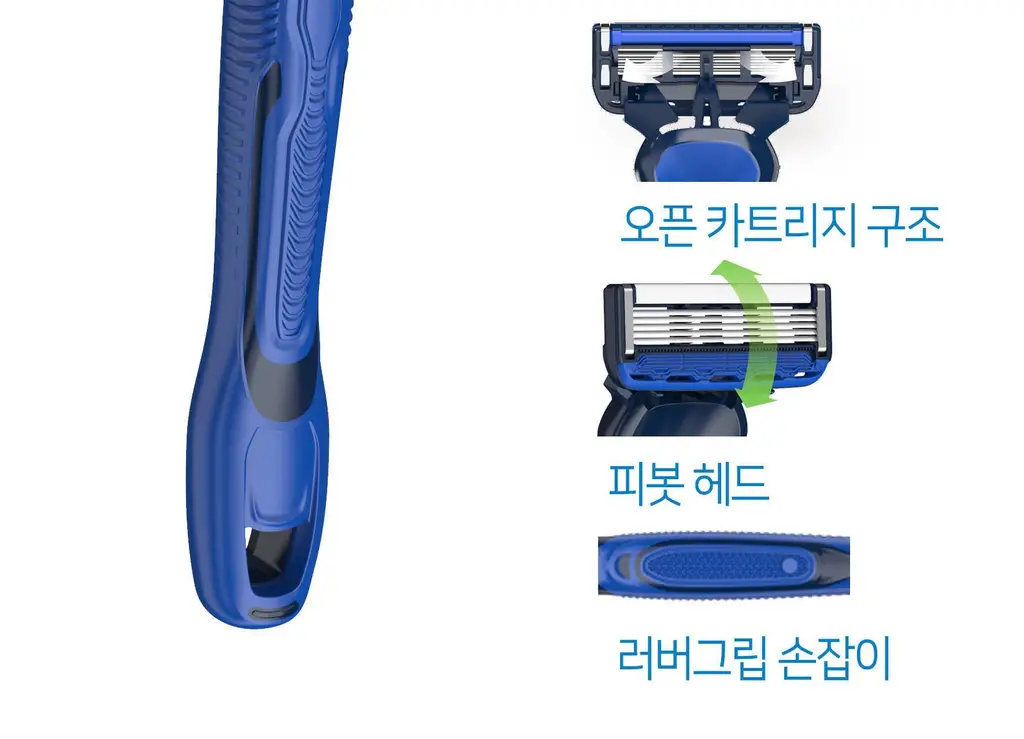 도루코 PACE5 휴대용 면도기 [1개입/6개입] 상세페이지 4